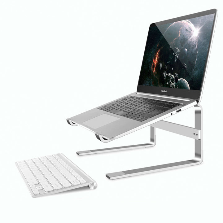 Base de aluminio para laptop universal desde 10 a 18 pulgadas
